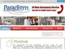 Tablet Screenshot of paradigmph.com